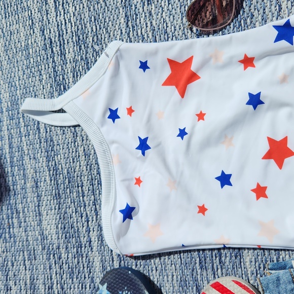 NWOT aerie one piece stars bathing suit ๐ - Picture 4 of 6